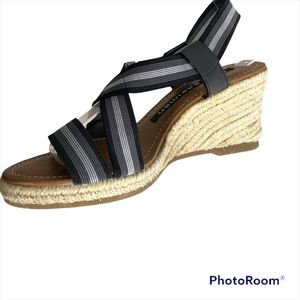 libby.edelman Strappy Sandal Espadrille 3” Heel Wedge Sz 9.5